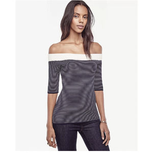 Striped Off-Shoulder Top